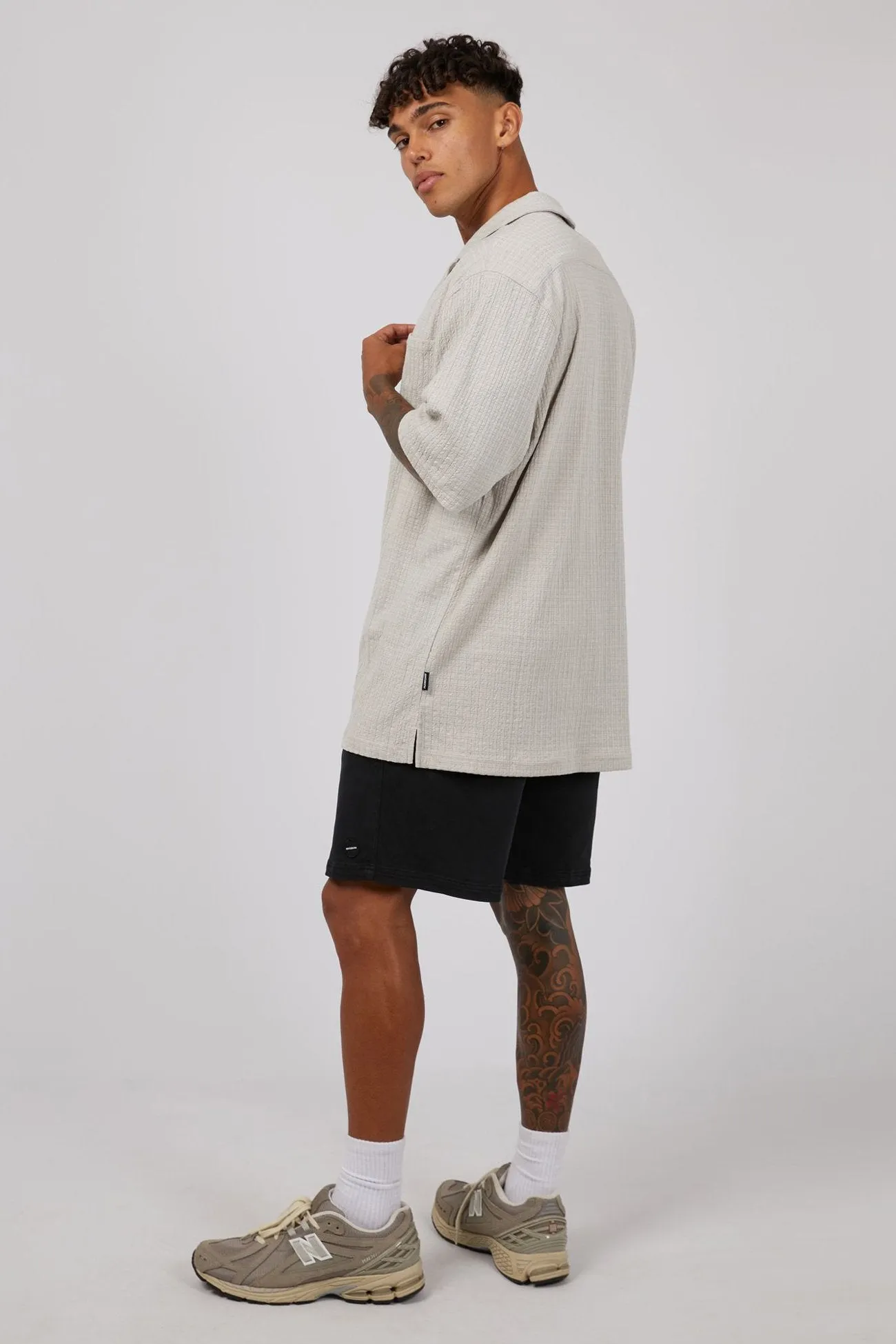 Breezy Comfort Otta Short Sleeve Shirt Grey
