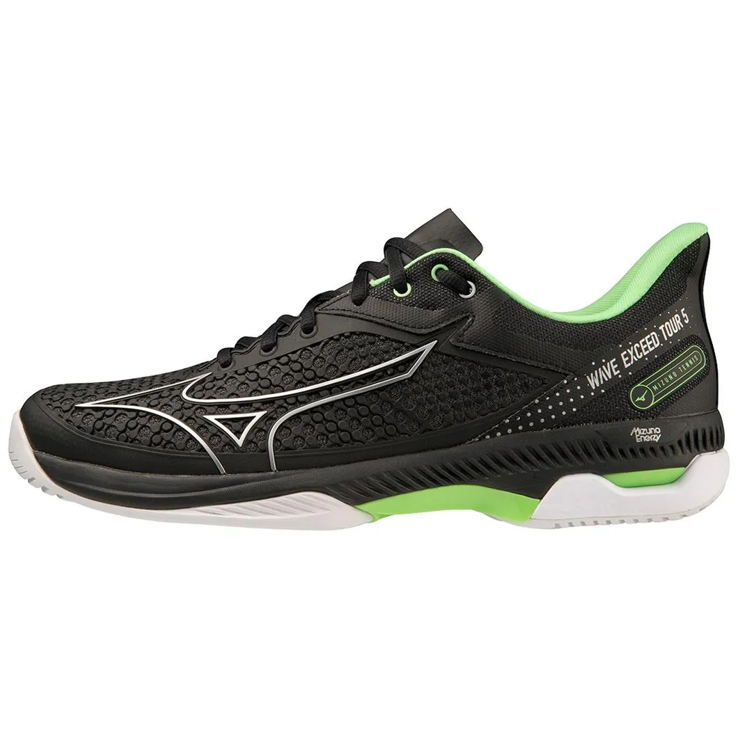 Mizuno Wave Exceed Tour 5 AC Men Court Shoes [Black/Silver] Jump One