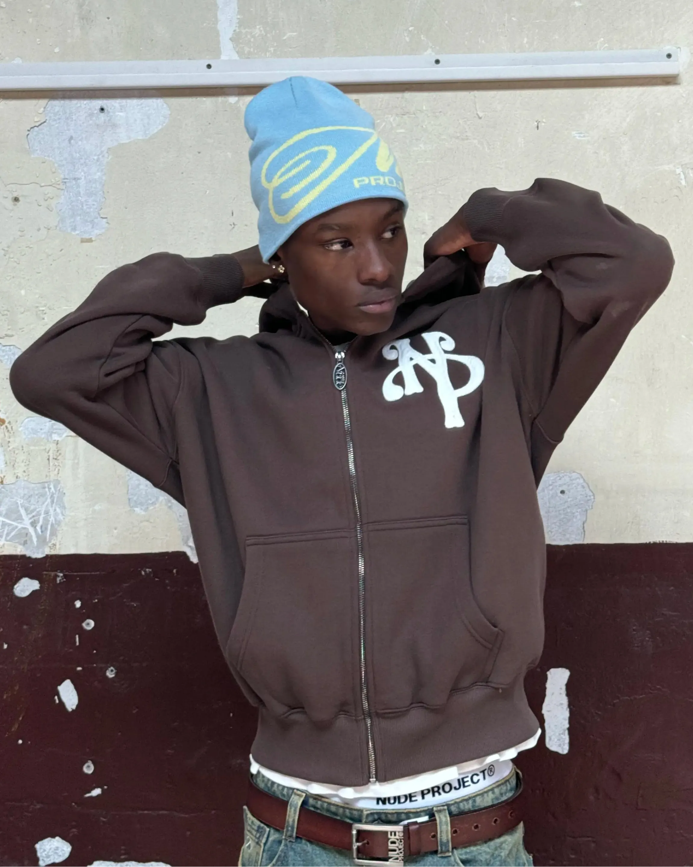 Kill Bill Zip-Up Hoodie Brown product customization Stylish