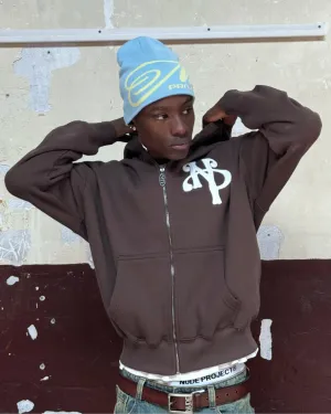 Kill Bill Zip-Up Hoodie Brown product customization Stylish