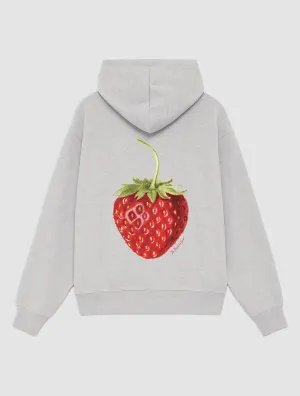 Unique selling points strawberry grey hoodie