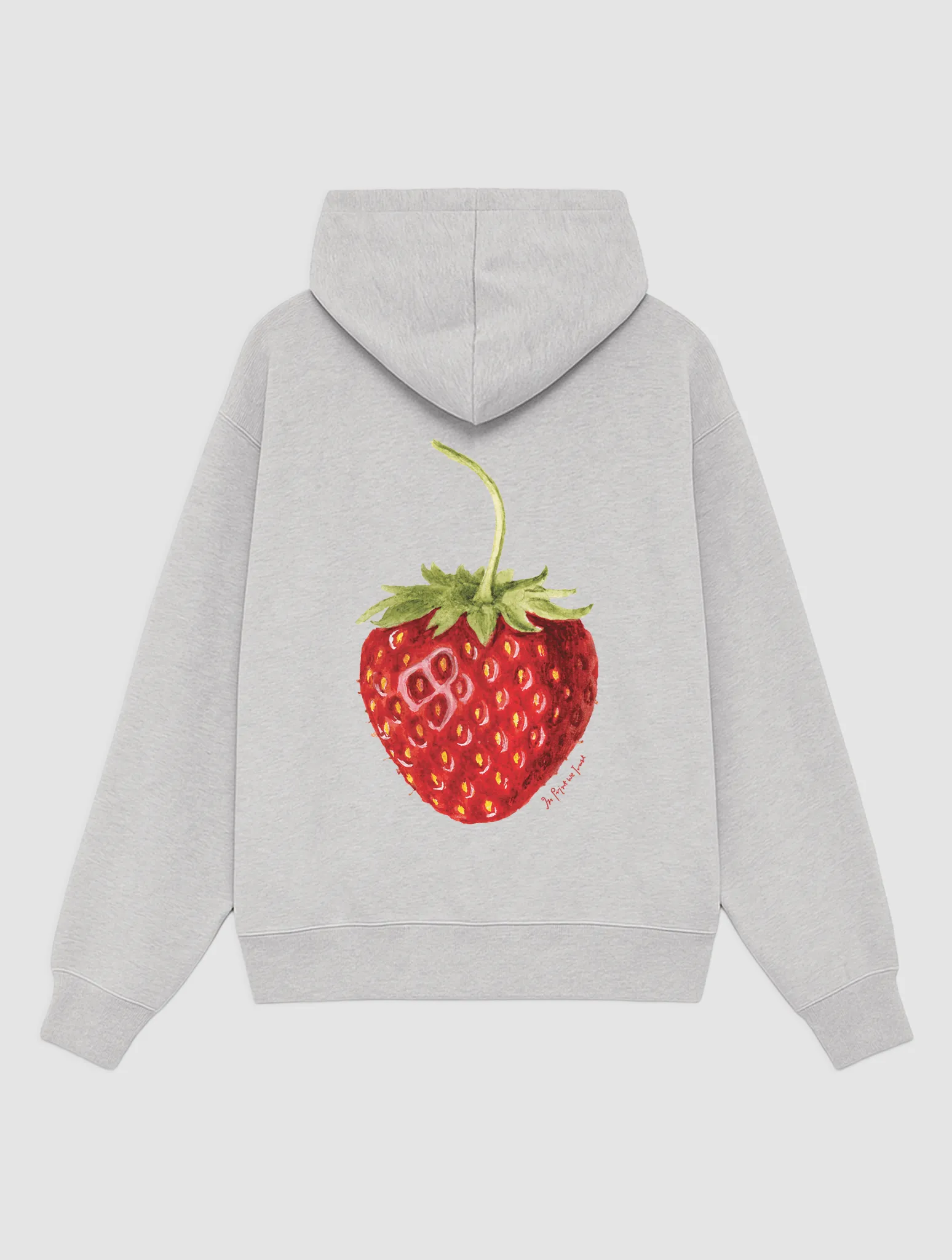 strawberry grey hoodie sequin Anti Odor