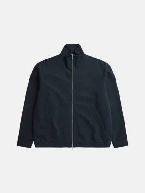 Bjorn Loopback Track Jacket Dark Navy Winter Gear