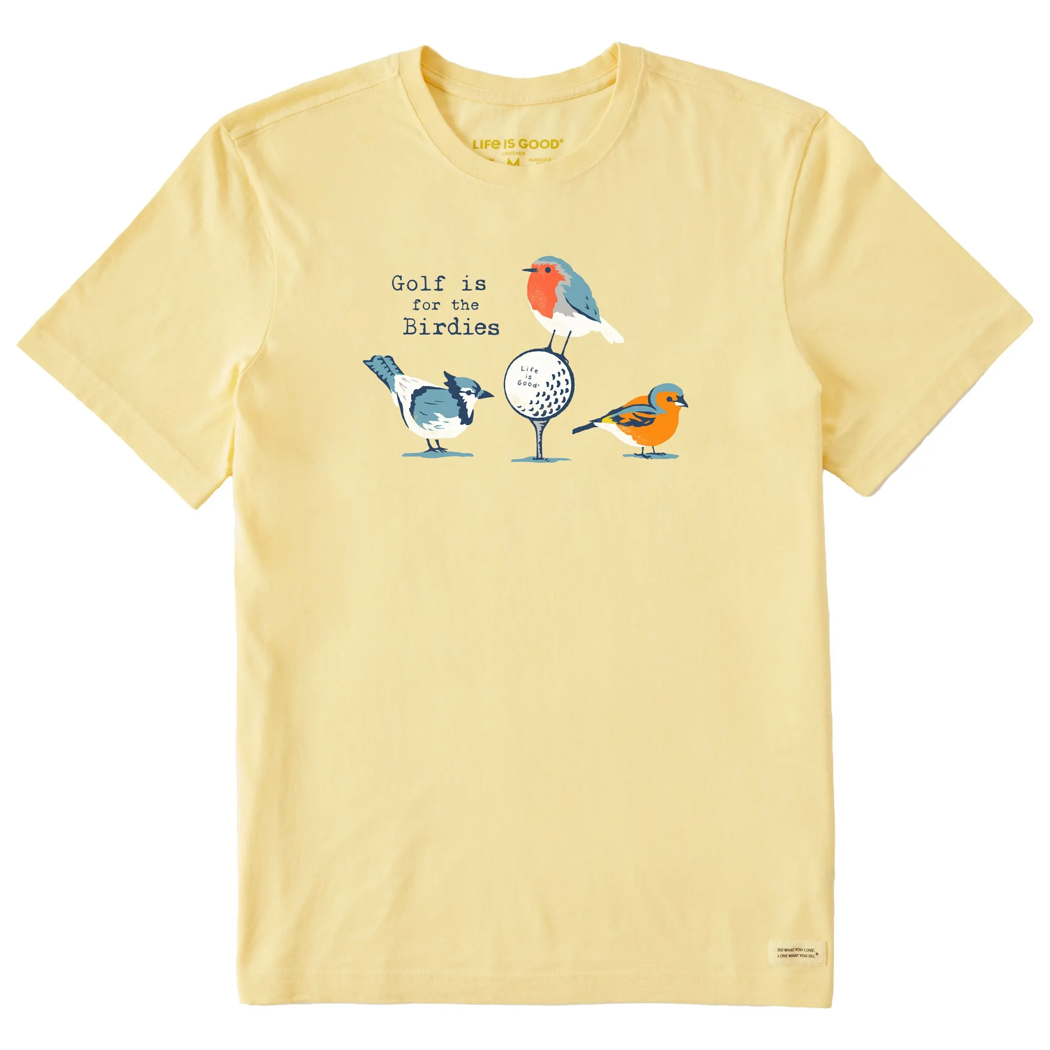 Holiday Outfit Style Abrasion resistant Men's Golf is for the Birdies Short Sleeve Tee