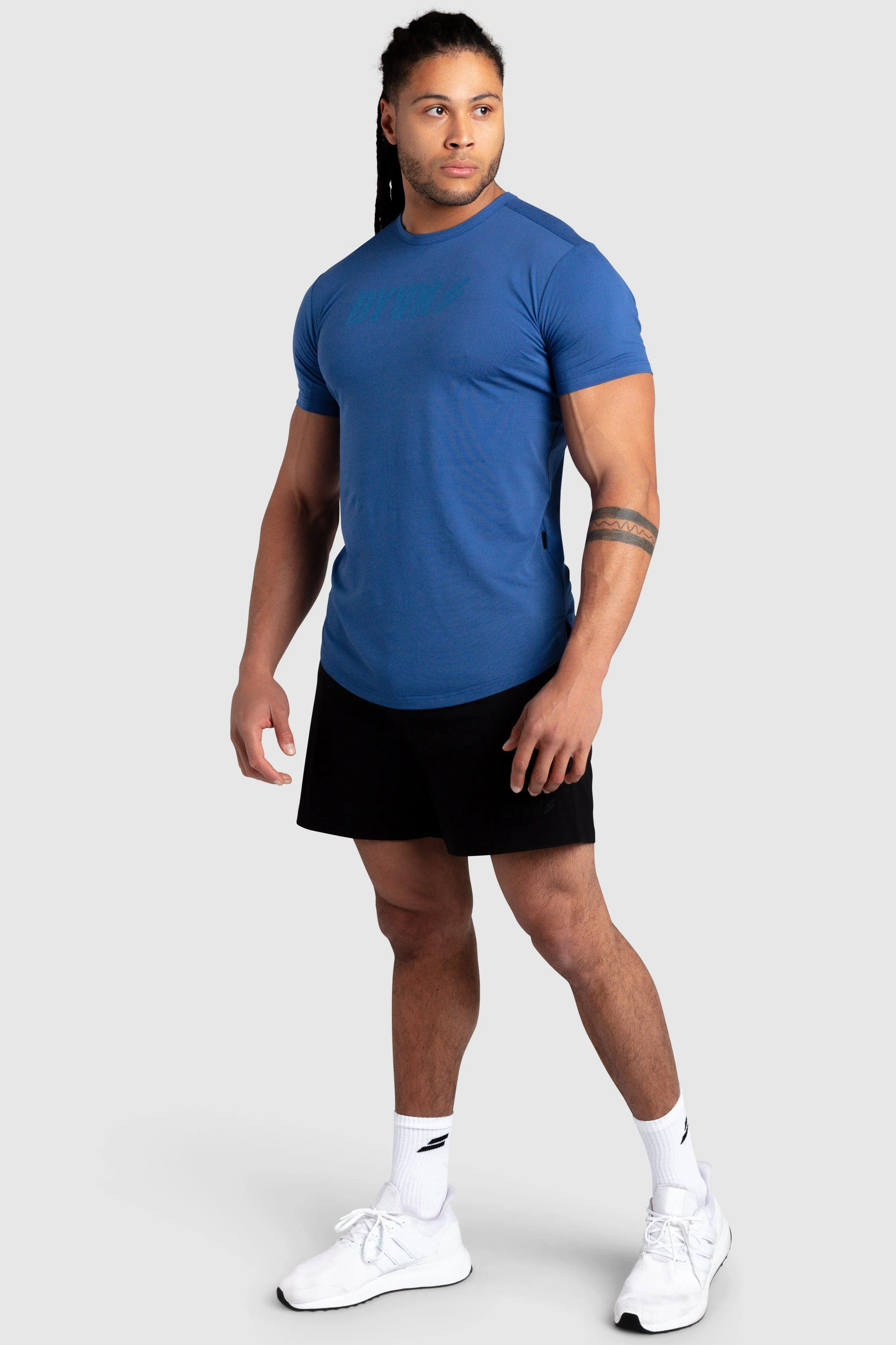 School spirit Elderly clothing DYVN Drop Tee 'Prime' - Steel Blue