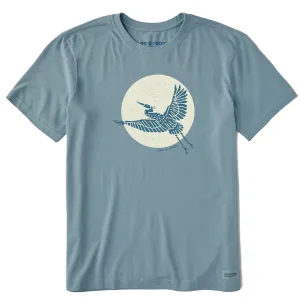 Basic Layer Men's Flying Heron Short Sleeve Crusher Tee