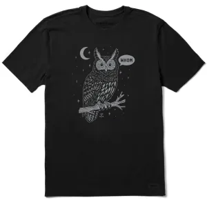 Smart Casual Casual Comfort Top Men's Whom Owl Short Sleeve Tee