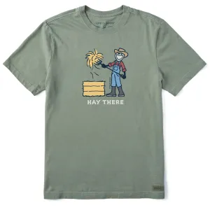 EcoFriendlyDyes Men's Hay There Short Sleeve Tee