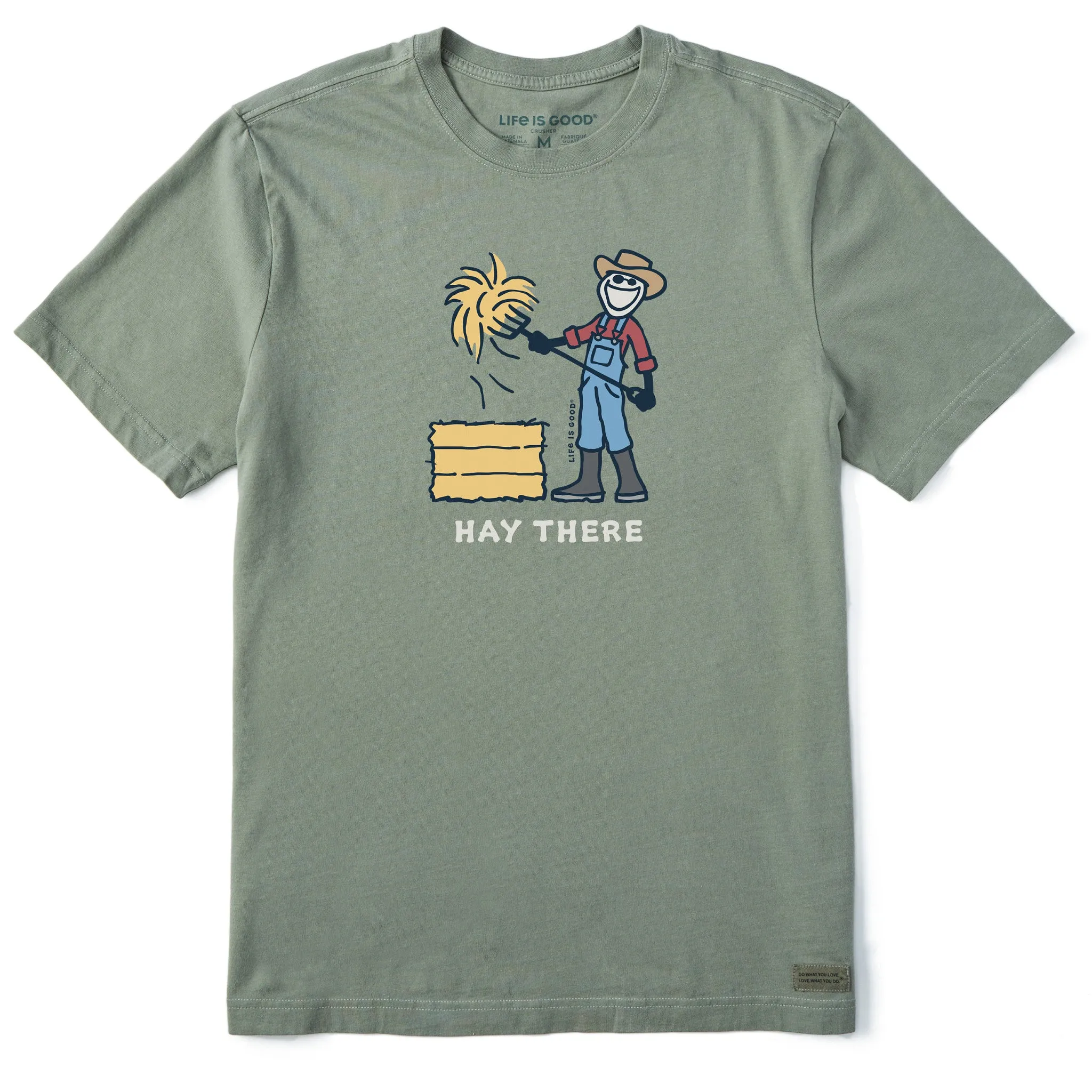 Men's Hay There Short Sleeve Tee Relaxed and Comfy