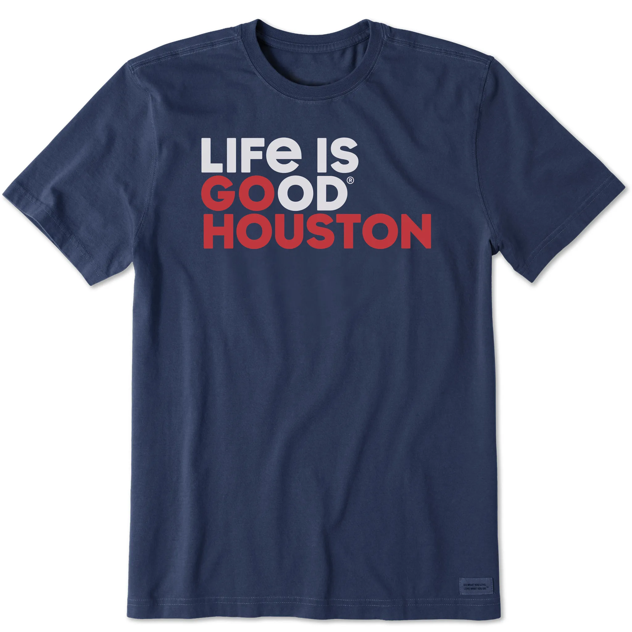 Essential layering piece Urban Streetwear Men's Go Houston Short Sleeve Crusher Tee