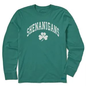 Men's Shenanigans Arch Long Sleeve Crusher Tee Quick Layer Easy and Relaxed