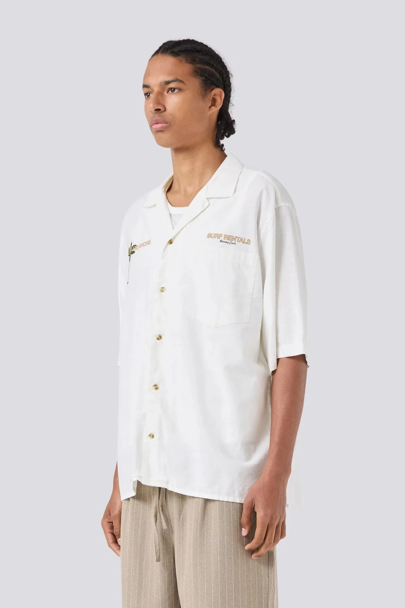 Comfy Look Wear Sustainable Shore Shirt Natural
