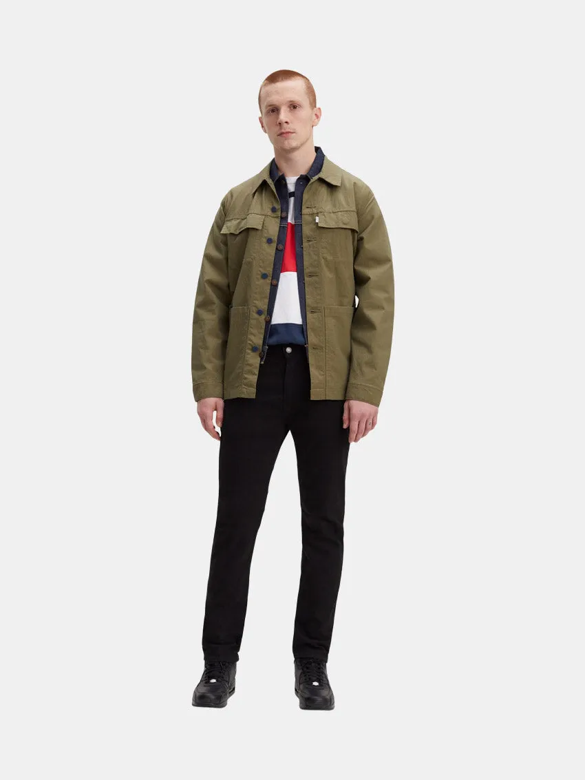 Casual Friday Parent Style Travel Outfit All Season Fit 502 Jeans Nightshine