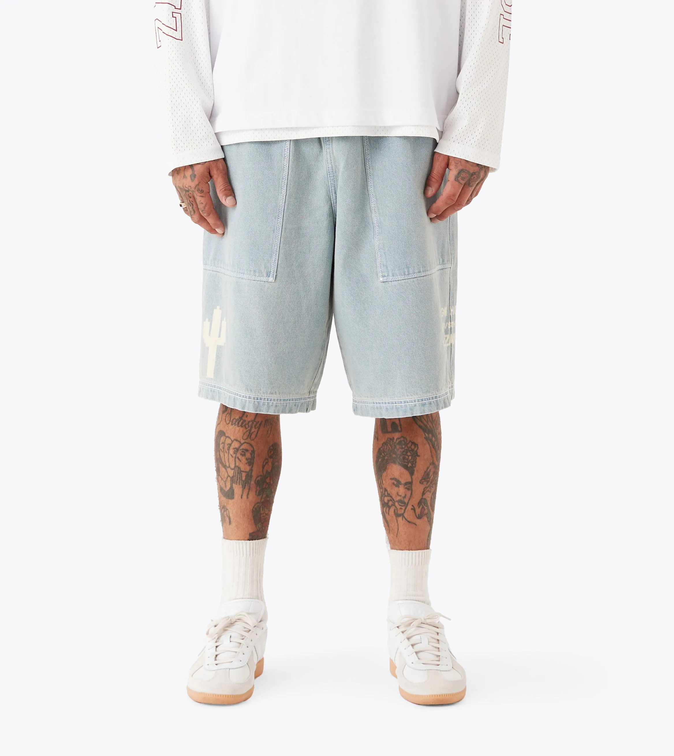 Design House Denim Short LT Blue teenagers