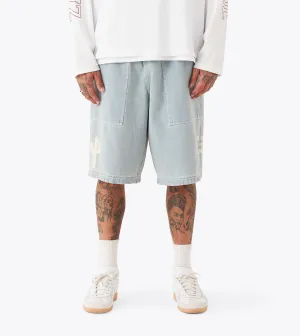 Design House Denim Short LT Blue teenagers