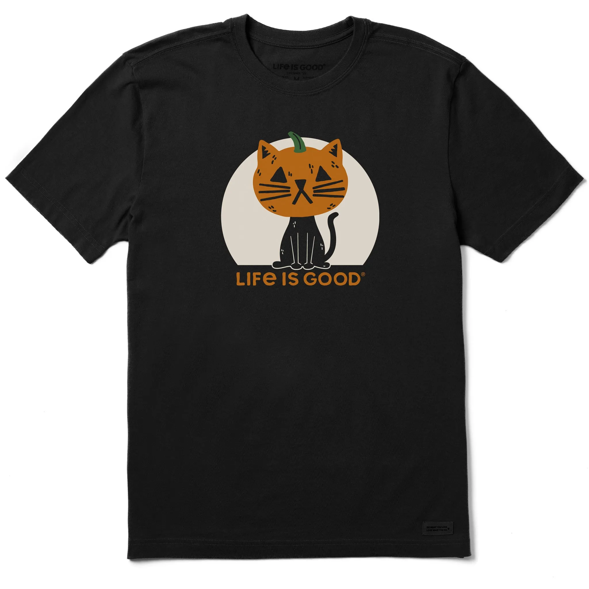 Minimal Layers EasyCare Fabric Men's Pumpkinhead Cat Short Sleeve Tee