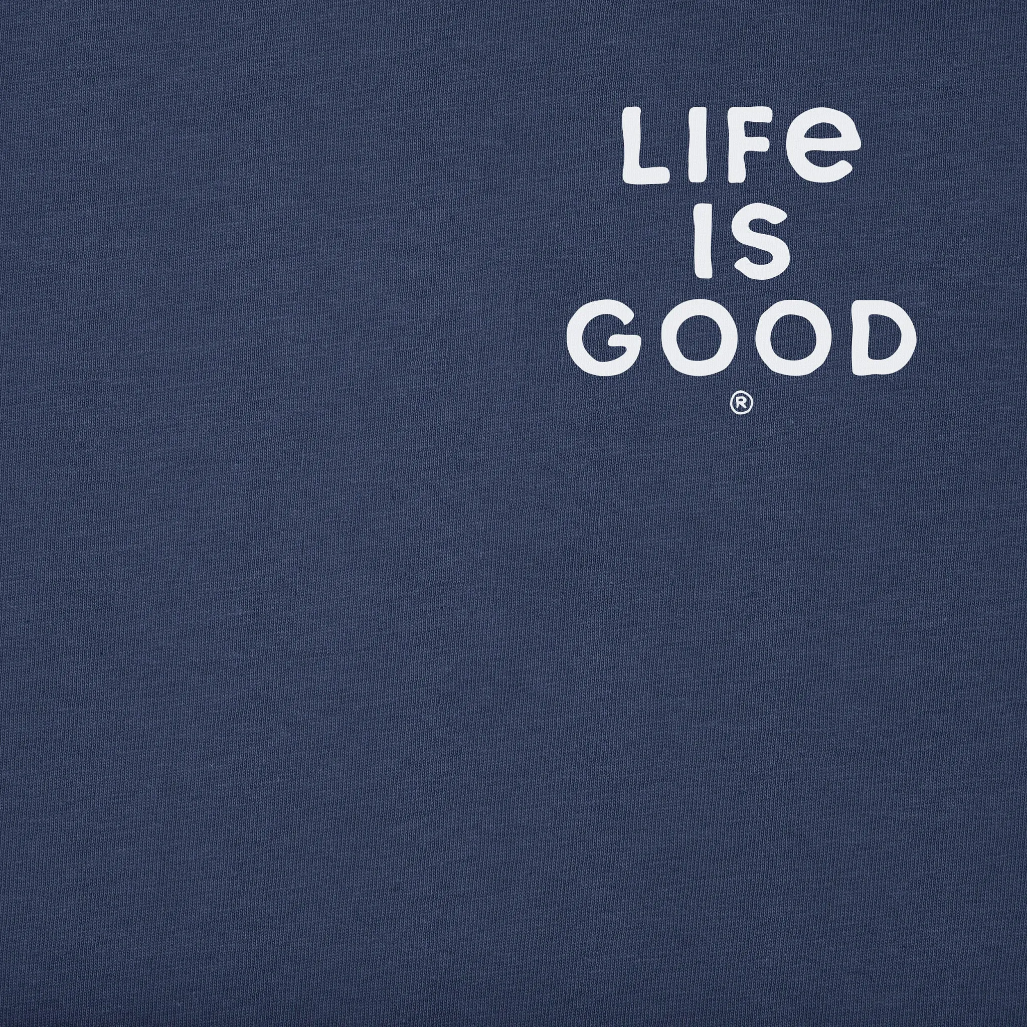 School Uniform Men's Scenic Peace Sign Short Sleeve Tee