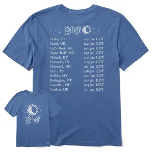 Cozy Layer Men's Sun Moon Solar Eclipse 4.8.24 Short Sleeve Tee