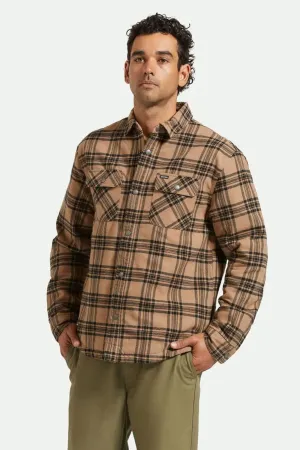 Bold Design Bowery Quilted Flannel Woodsmoke Black