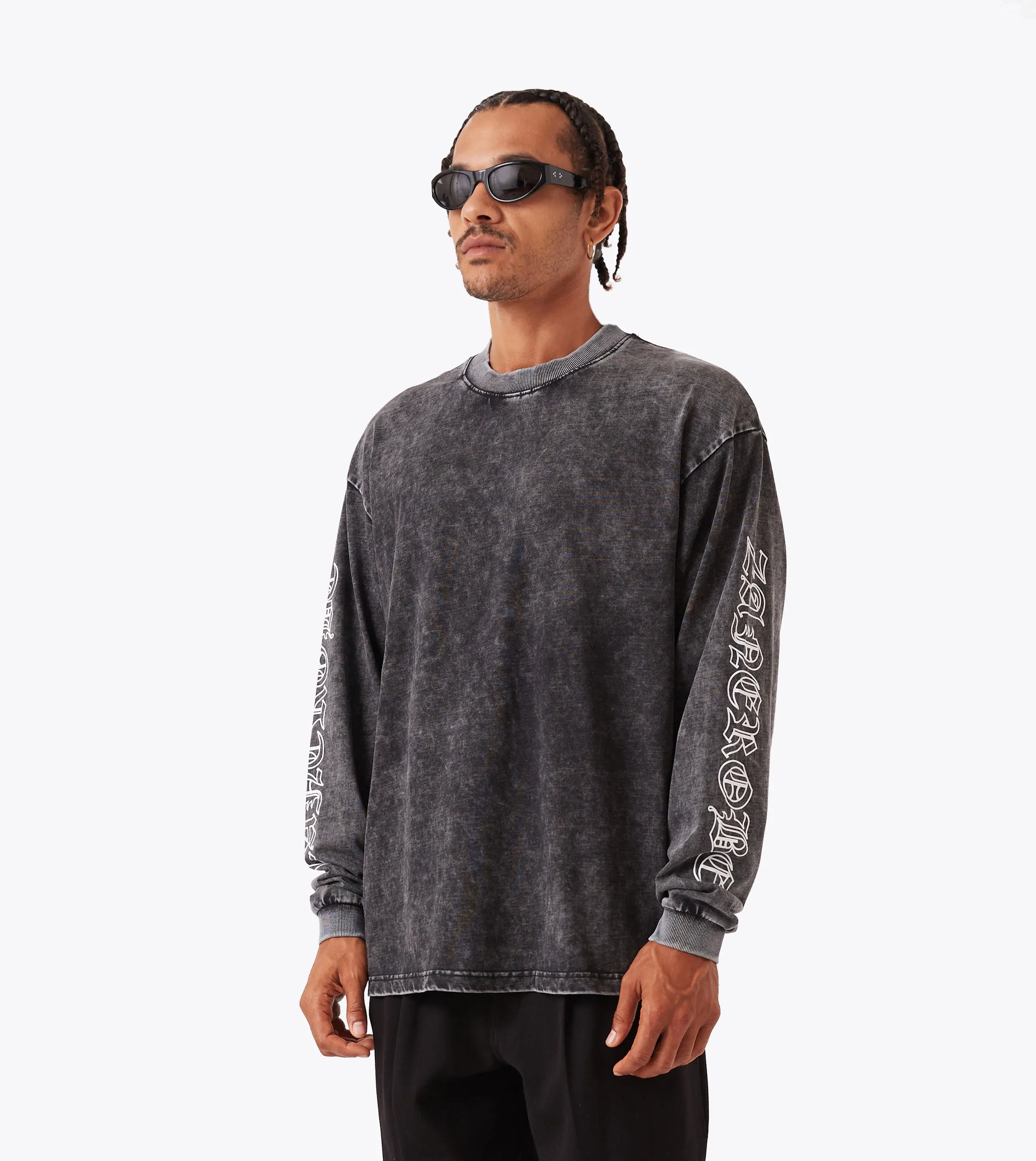 stain resistant coating Soft Feel Gothic Box    LS Tee GD Ash Grey