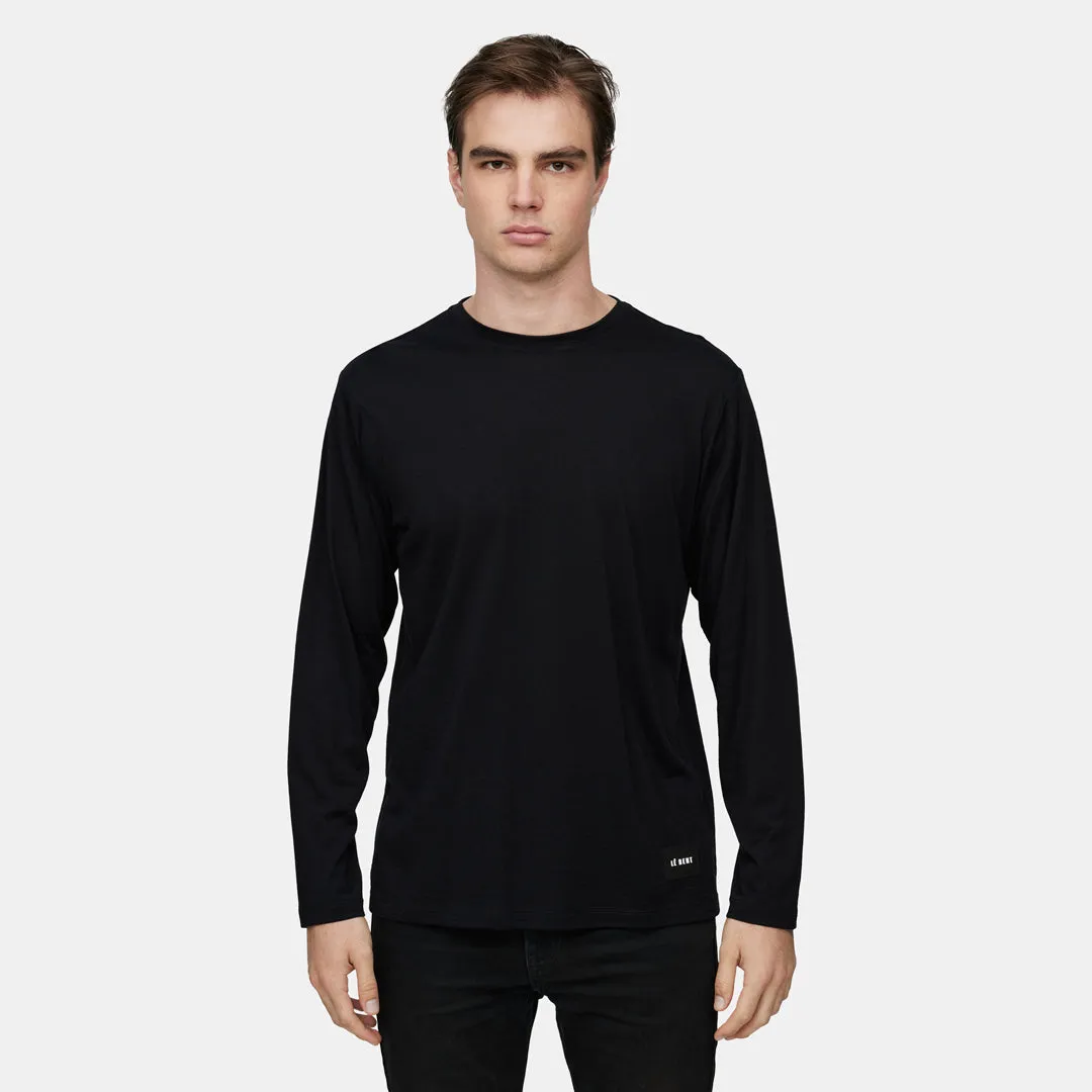 BreathableMeshLining Cozy Vibe Wear Mens Ultralight Long Sleeve Tee