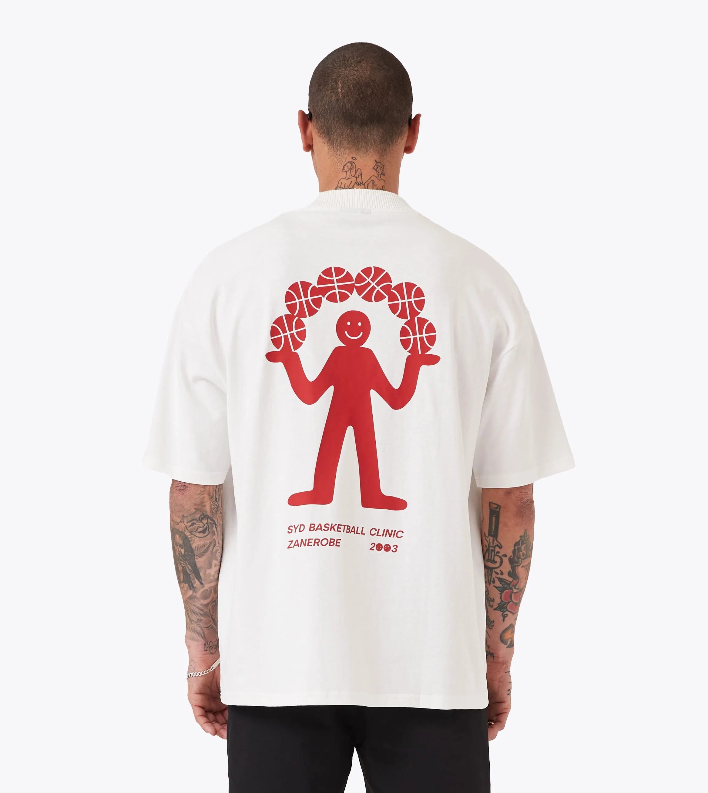 High Durability Weave Clinic Lounge Tee Vintage White