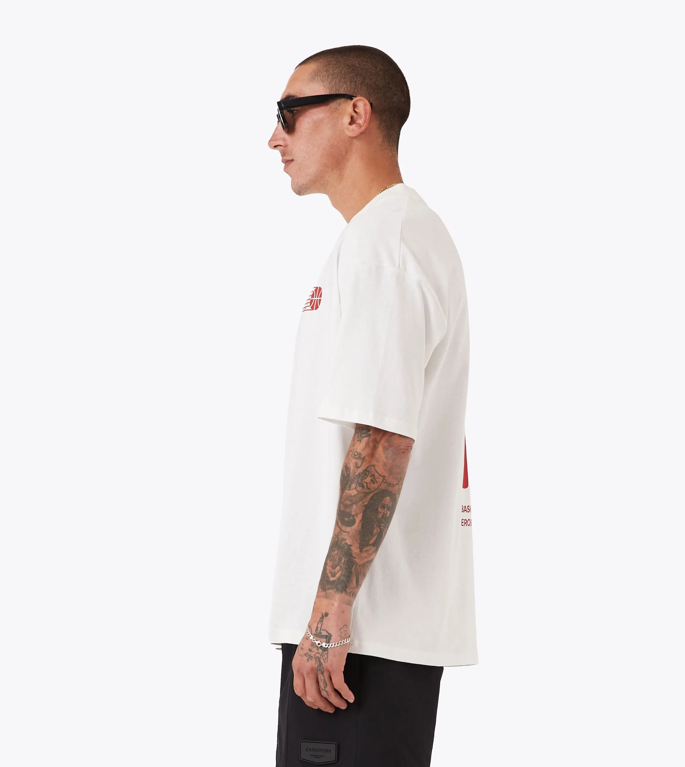 Wear Resistant Fabric Clinic Lounge Tee Vintage White