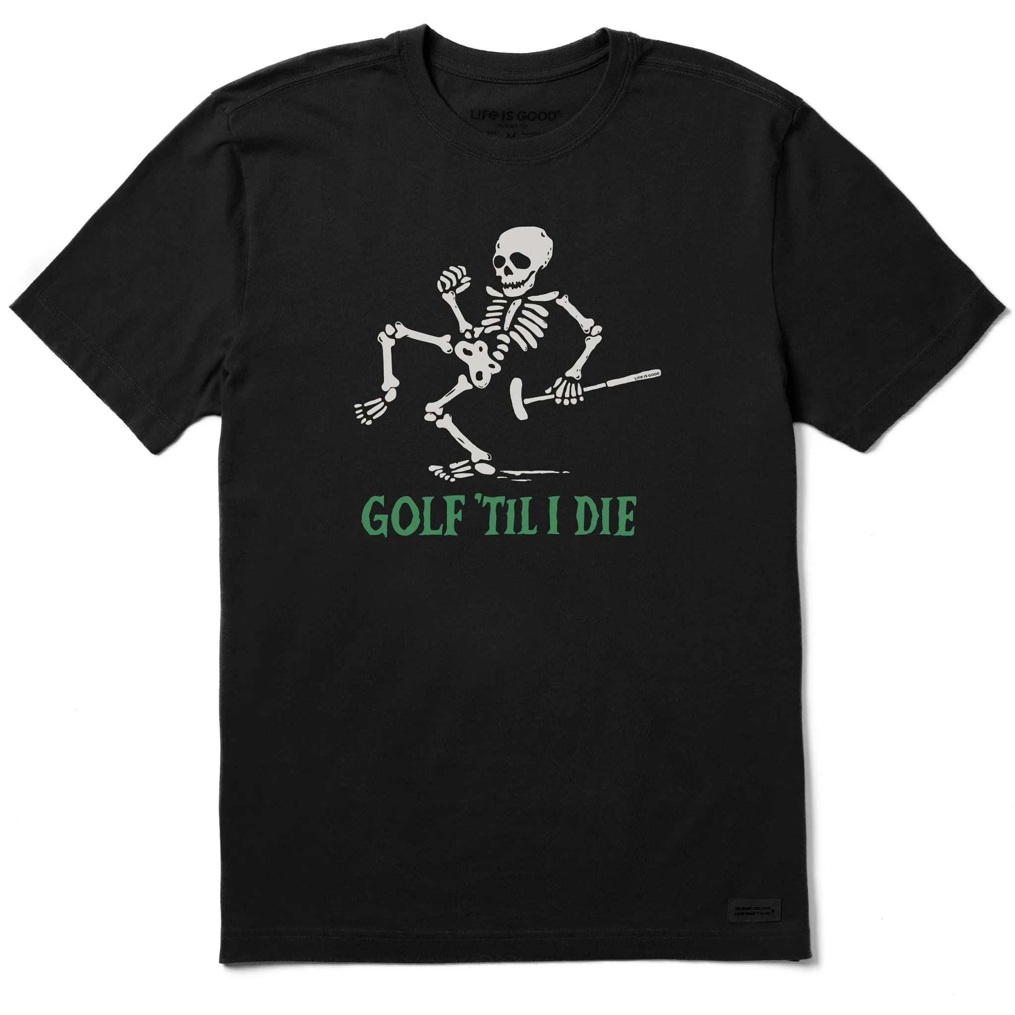 Men's Golf Til I Die Short Sleeve Tee Elegant and Relaxed Active Design Wear