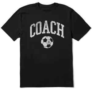 Men's Soccer Coach Short Sleeve Tee Animal Print