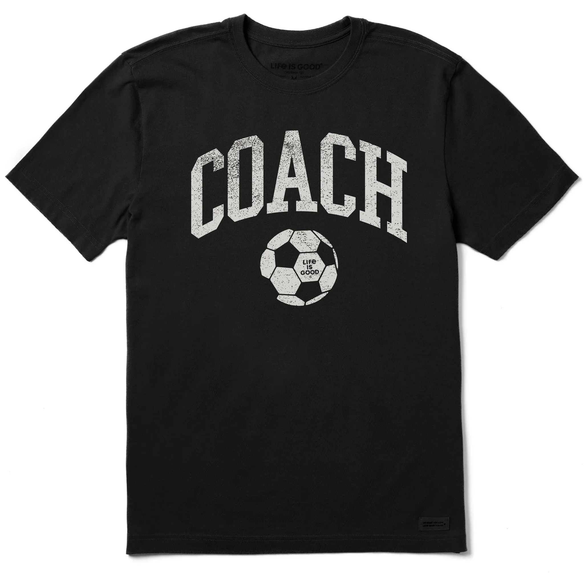 Men's Soccer Coach Short Sleeve Tee Subtle Details Stylish Fit