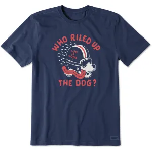 Men's Who Riled Up the Dog? Short Sleeve Tee Essential Style Wear