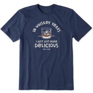 Men's Whiskey Years Short Sleeve Crusher Tee Soft Waistband