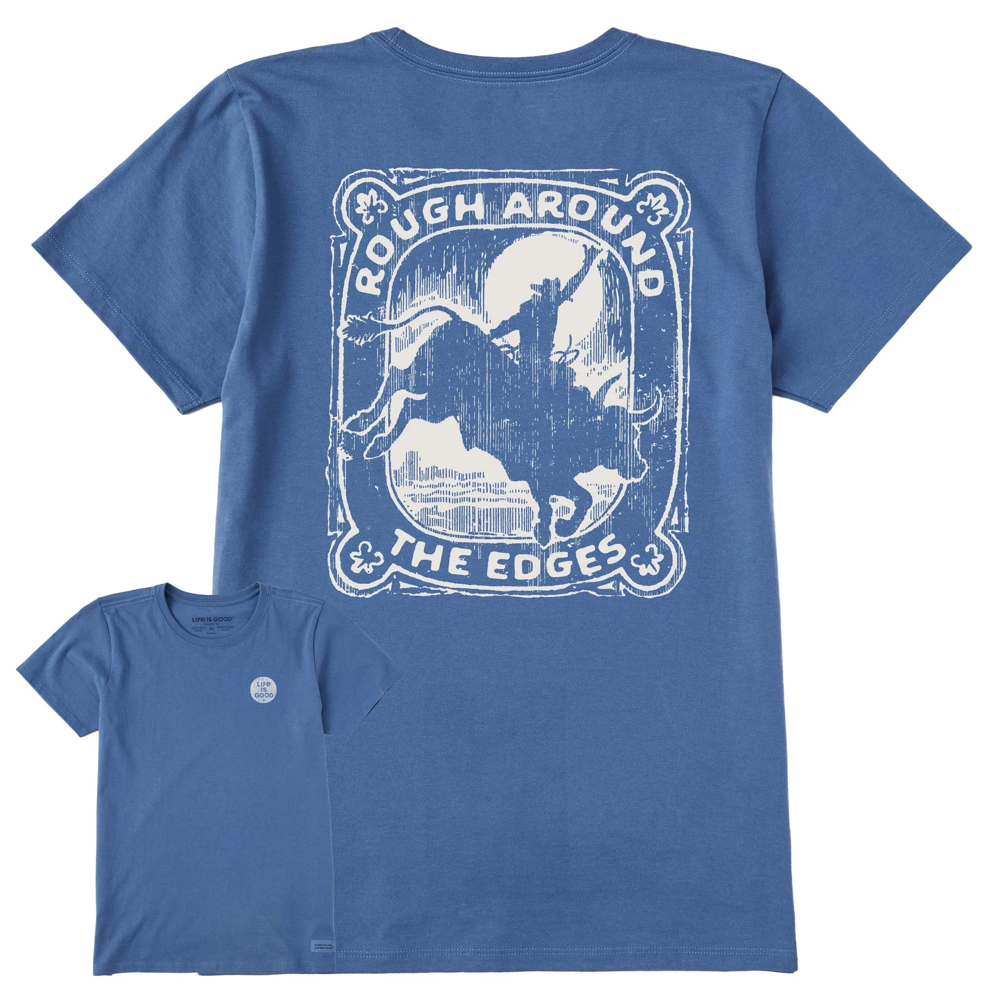 Flexible Fit Design Men's Rough Around The Edges Short Sleeve Tee