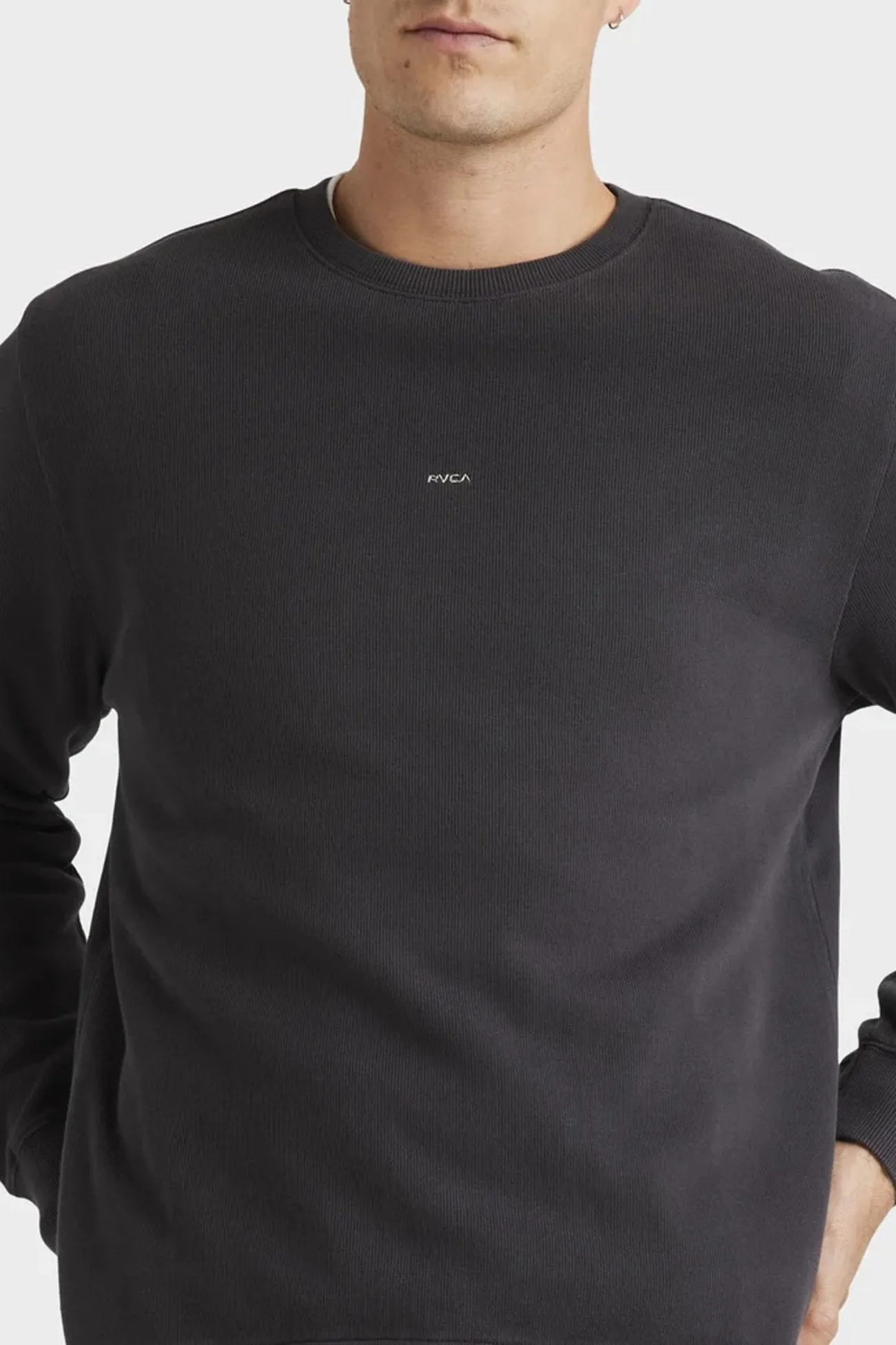 RVCA Smalls Crew Washed Black Urban Trend