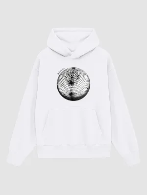school wear studio 54 white hoodie