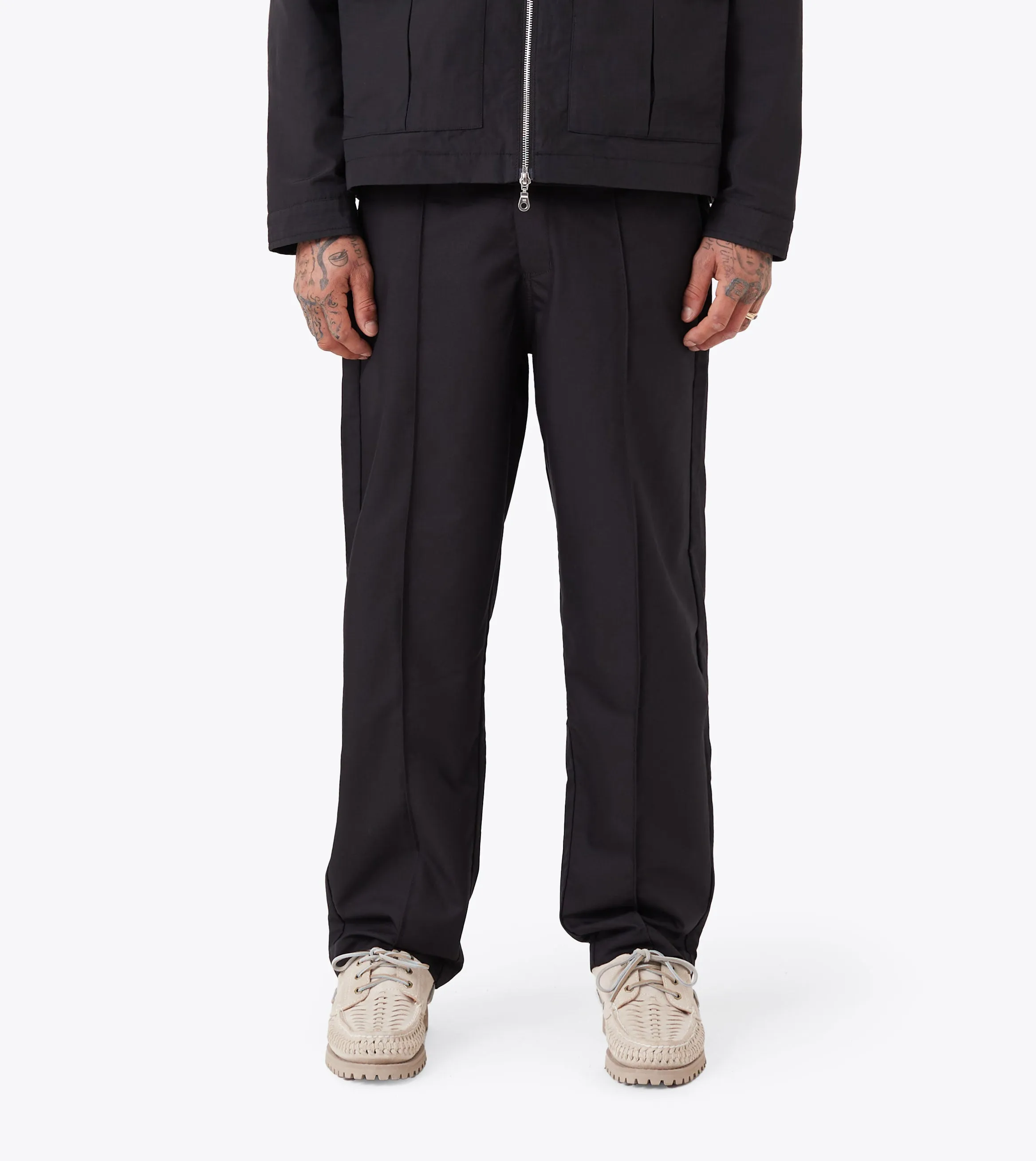 Provence Pintuck Pant Black Travel-Ready