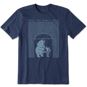 Christmas Men's This Too Shall Pass Winnie Short Sleeve Crusher Tee