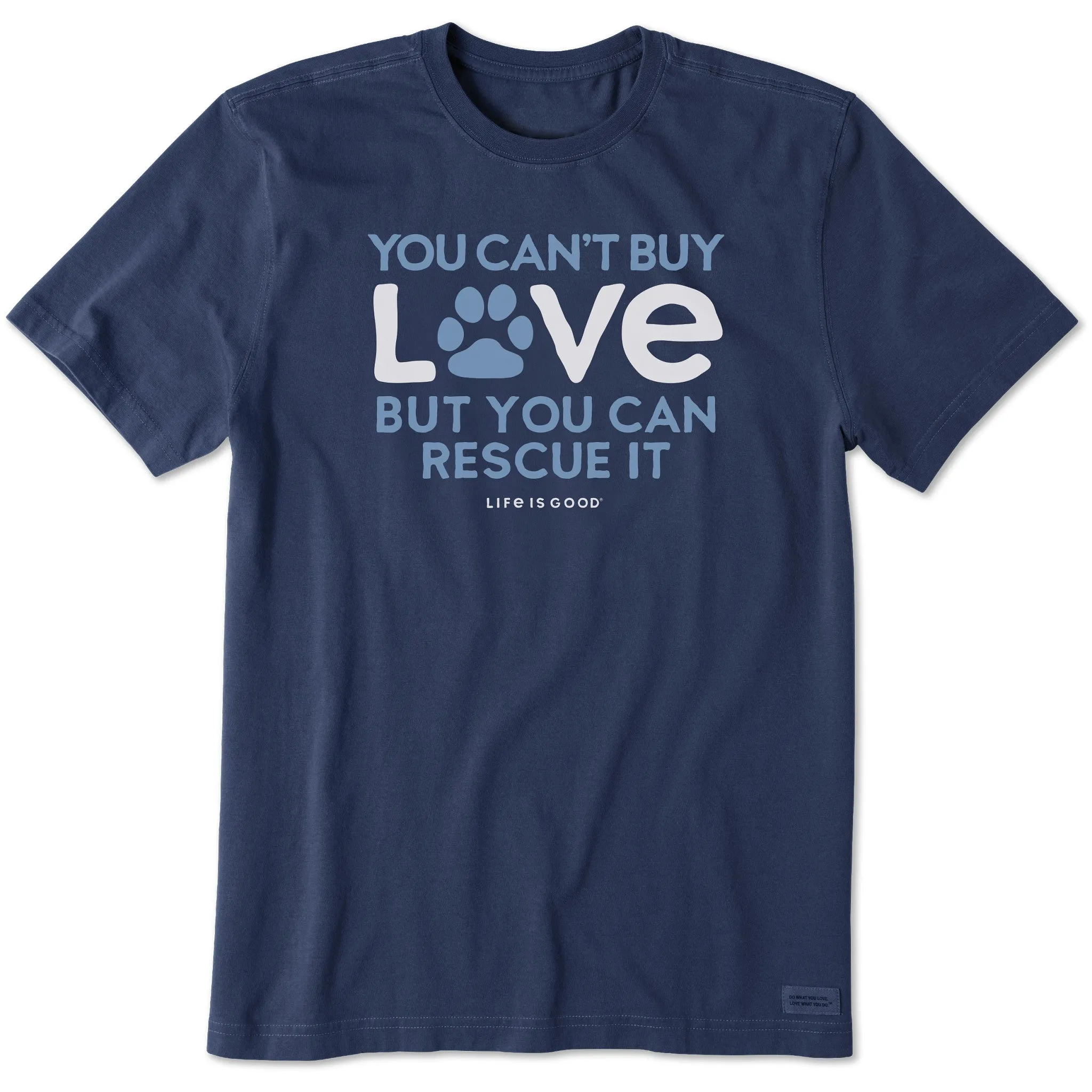 Men's You Can Rescue Love Short Sleeve Tee Comfortable Piece Cozy Wearable