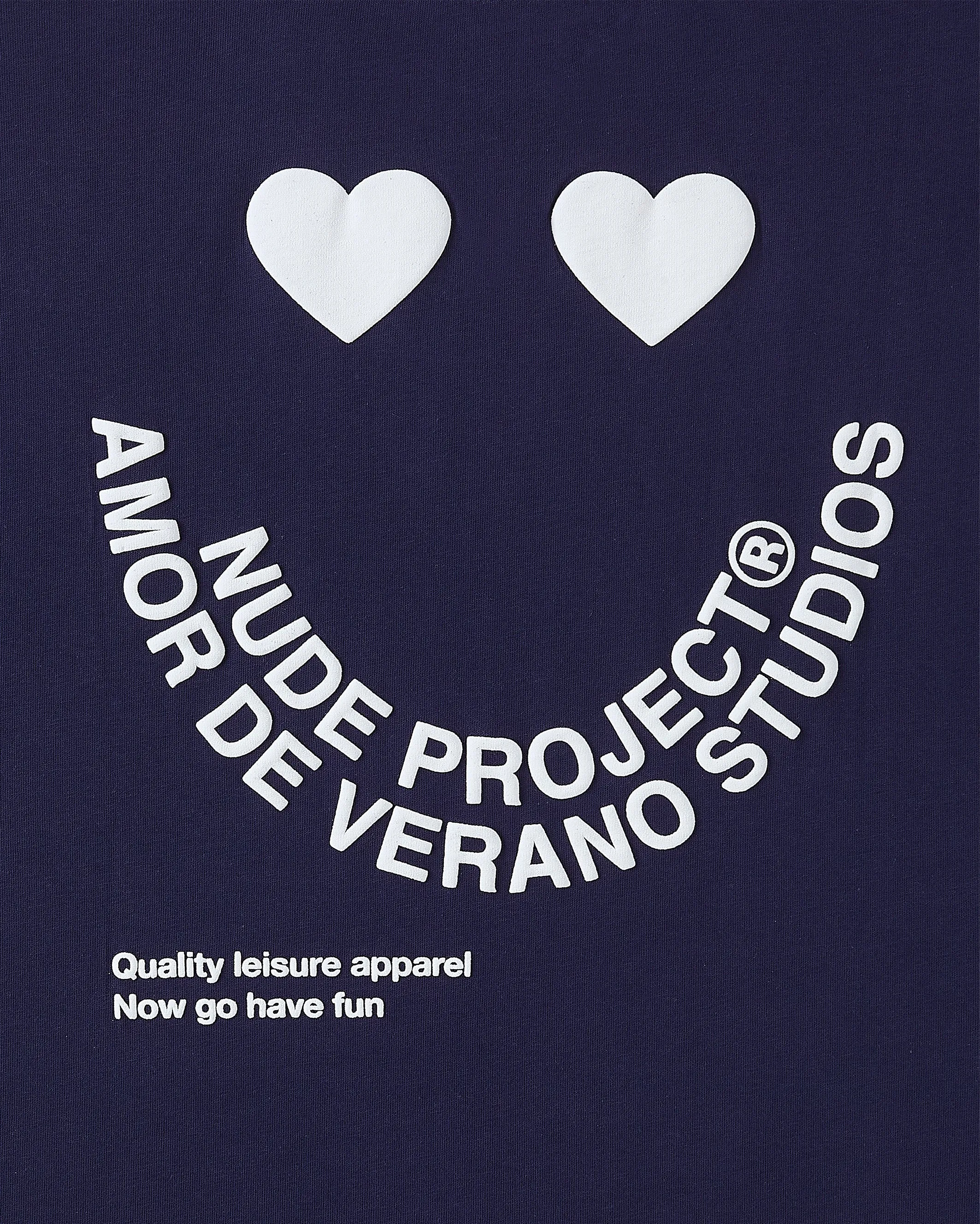 Happy Tee Navy Low Impact Dye