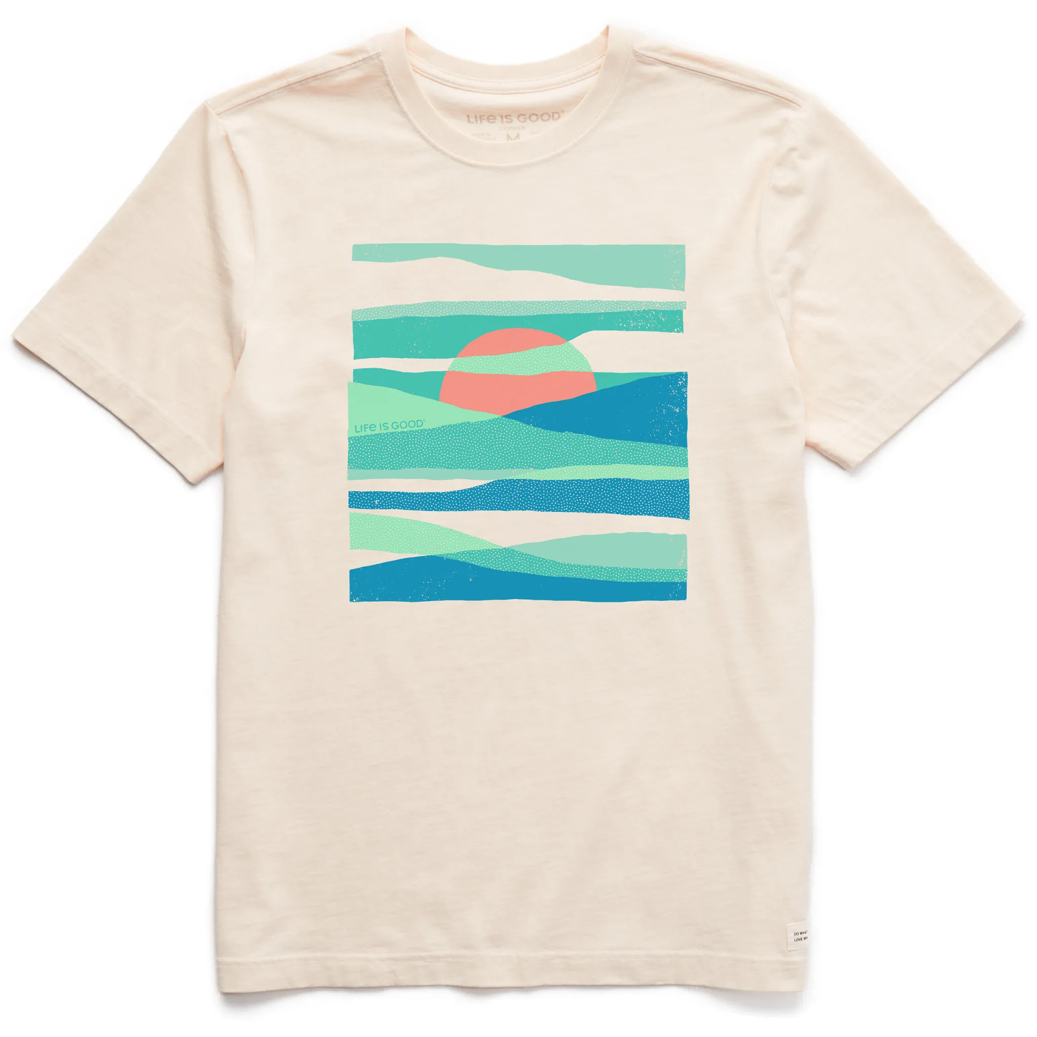 Stylish Holiday Outfit Style Men's Sunset Through the Clouds Short Sleeve Crusher Tee