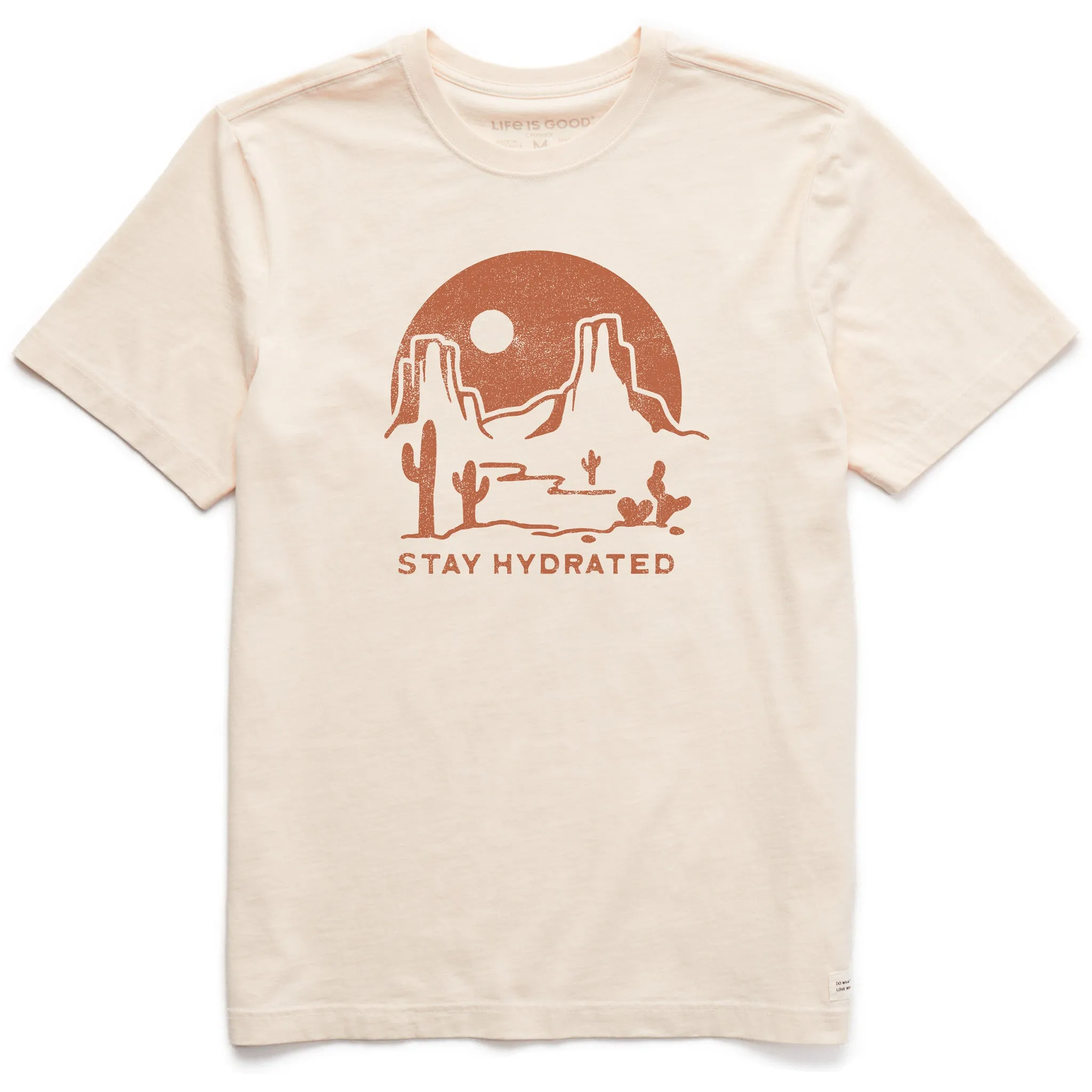 Performance Layer Teenager fashion Men's Stay Hydrated in the Desert Short Sleeve Crusher Tee