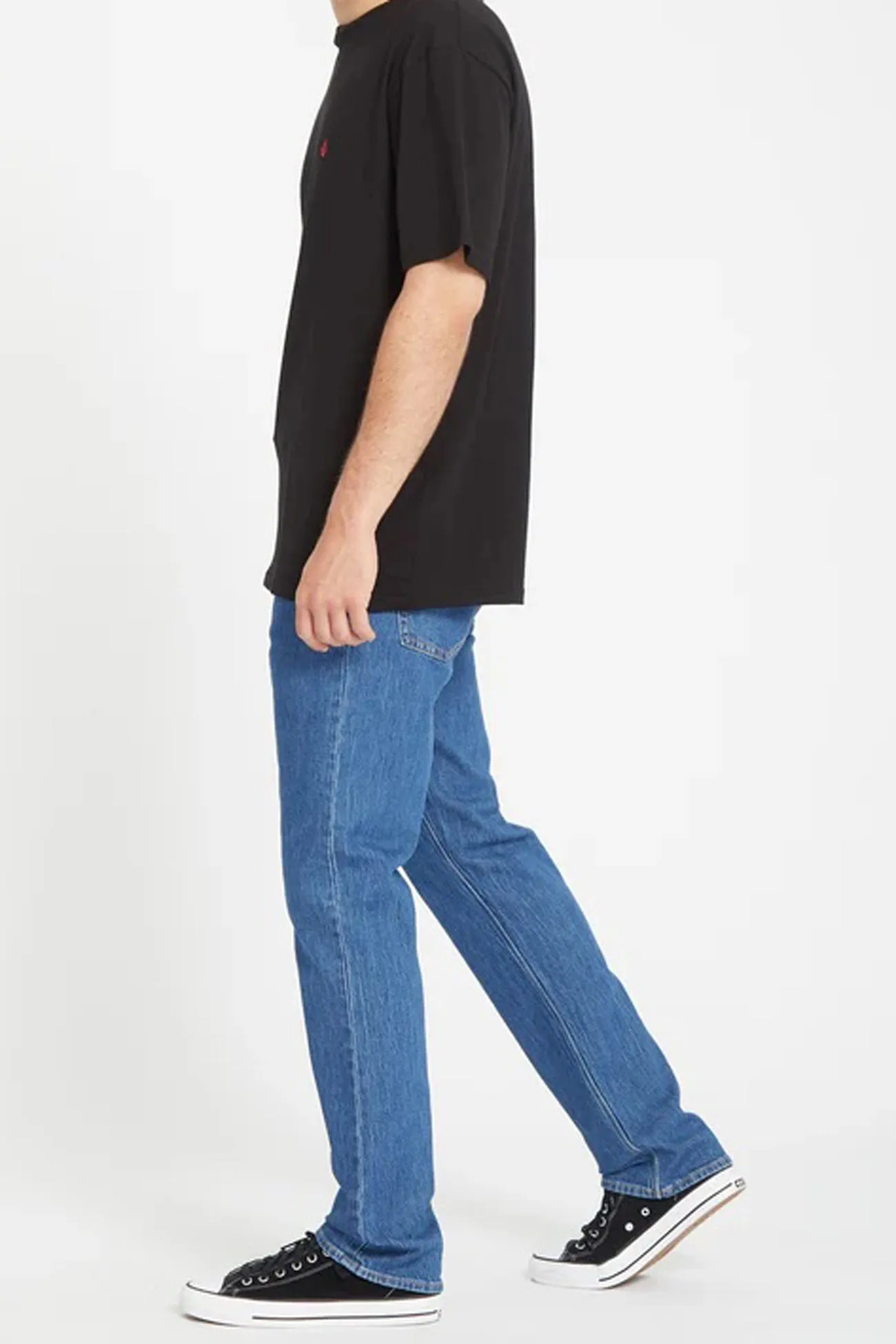 Solver Denim Jean Bold Blue Luxury Textured Modern Minimalist Creative Look Home Comfort