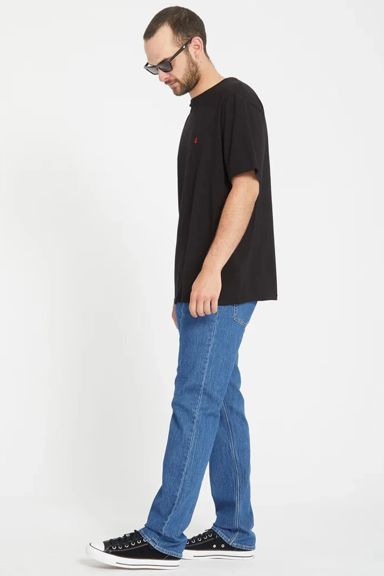 Natural Style Solver Modern Fit Jean Bold Blue