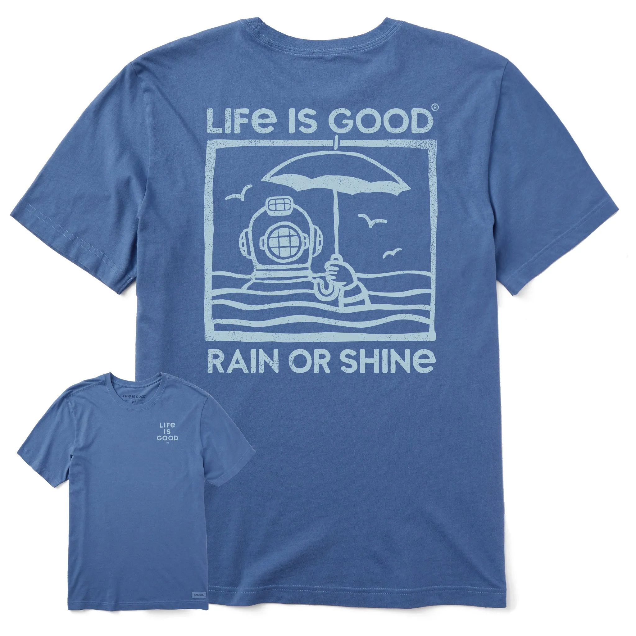 AntiPilling Treatment Men's Rain or Shine Diver Short Sleeve Tee