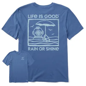 Complementary Colors Men's Rain or Shine Diver Short Sleeve Tee