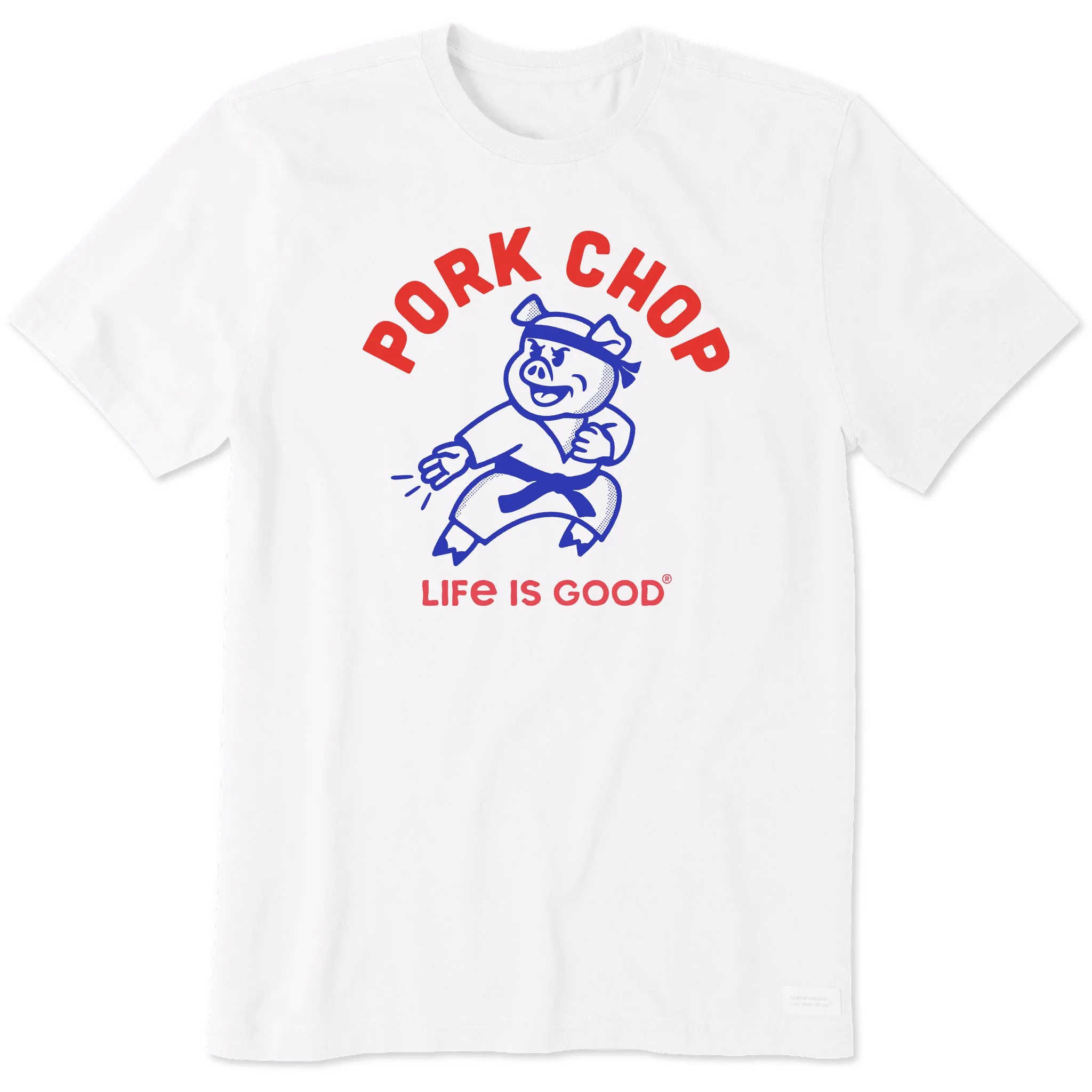 Men's Pork Chop Short Sleeve Tee Cool and Comfortable Fashion Layering