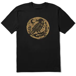 Men's Raven Moon Short Sleeve Tee Plus size confidence Quick Comfort Design