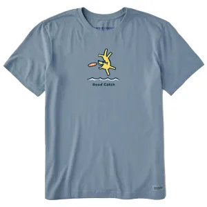 No Shrink Technology QuickDryTechnology Men's Rocket Good Catch Short Sleeve Crusher-LITE Tee