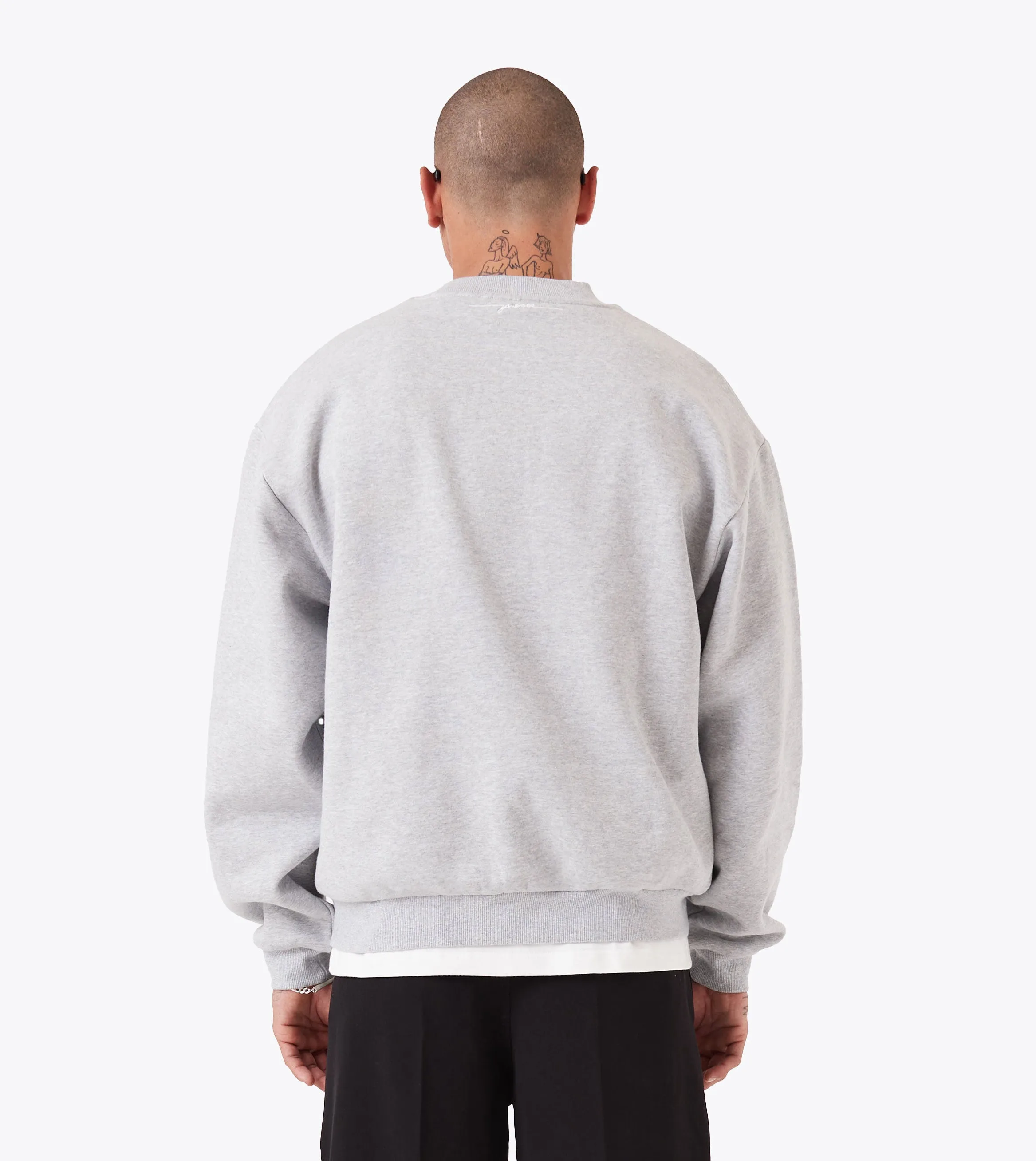 Box Crew Grey Marle Comfy Fit product tweed warmth