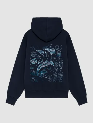 product glove protection mermaid navy hoodie